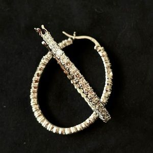 Silver hoop Earrings